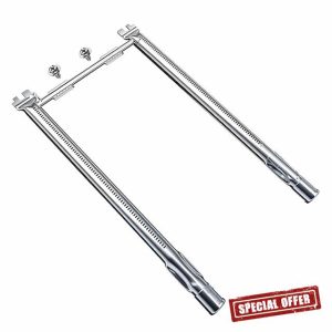 Waltboar 69785 Grill Burner for Weber Spirit E210 E220 & Spirit II 210 E220 gas Grills;Weber Spirit grill parts;Weber Spirit grill burner;Weber Spirit ii Grill Burners (2-Burner)