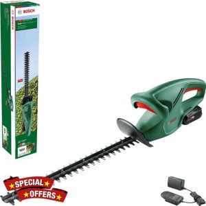 Bosch Cordless Hedge Cutter EasyHedgeCut 18V-44-11 (1x 2.0 Ah Battery; 18 Volt System; Blade Length 44 cm; for Trimming Smaller Hedges; in Carton Packaging)