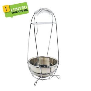 Charcoal Baskets 1PCS Silver Metal Hookah Charcoal Holder Basket Shisha Carbon Basket for Shisha for Baking
