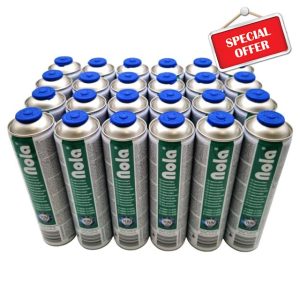 NOLA 2 x 4 x 8 x 12 x 24 x 600 ml 338 g universal gas cartridges 70% butane 30% propane for camping