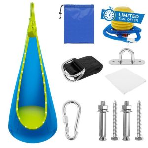 JETHMA Kids Hanging Cave Tent Swing