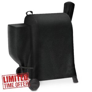 Grill Cover for Traeger Pro 575 22 Lil' Tex Elite Wood Pellet Smoker Replacement Parts BAC503 600D Outdoor Waterproof BBQ Covers for Z Grills 550B Grilling Accessory