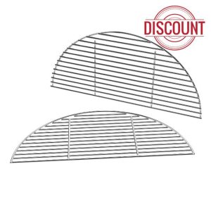 18" Half Moon Cooking Grate for Kamado Joe Classic