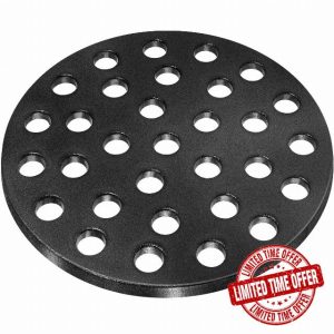 GGC Round Cast Iron Fire Grate for Big Green Egg