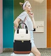 LOVEVOOK Laptop Backpack Women 15,6 inch, Waterproof Rucksack Bag with USB Port, Stylish Computer...