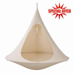 Swing Chair Heavy Duty 1200D Oxford Cloth Hammock Chair Easy to Install for Patio Garden Yard