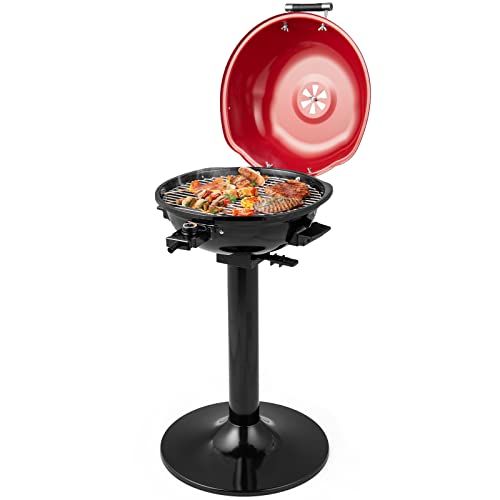 1600W Electric Grill with Non-Stick Cooking Grill