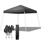 Bonnlo Pop Up Gazebo with Sides 2m x 2m, Easy Setup Instant Garden Canopy, Waterproof Event Shelt...