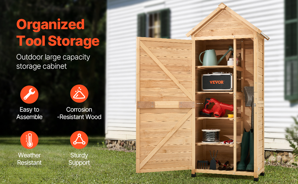 outdoor storage shed