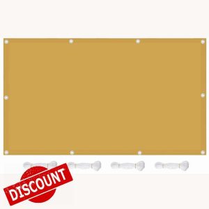 Amunpitic Sun Shade Sail Rectangle 1.7x1.7m