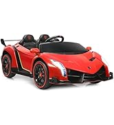 COSTWAY 6V Kids Electric Motorbike, Ride on Motorcycle with Headlight, Training Wheels, High/Low ...