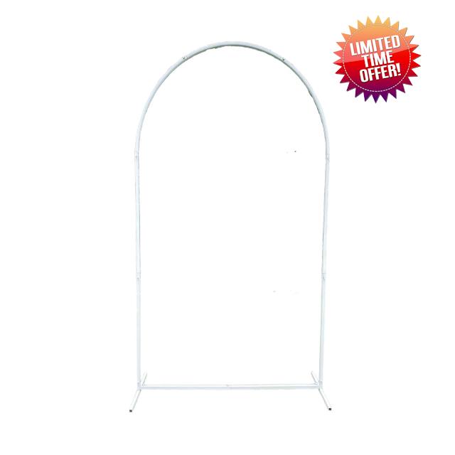 Arch Backdrop Stand Metal Wedding Arch Indoor Outdoor Balloon Arch Stand 50x120cm 65x150cm 80x180cm 100x200cm 120x220cm French Style Backdrop Stand