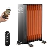 Senelux Electric Infrared Patio Heater with Tripod 2000W | Water-Resistant Radiant Heater for Ind...