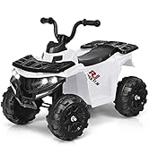COSTWAY Large Kids Electric Ride On UTV, 2-Seater 12V Battery Powered Off-road Truck with Remote ...