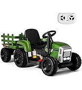 GYMAX Kids Ride on Car, 12V Battery Powered Toy Car with Remote Control, Lights, Music, Horn, Sto...