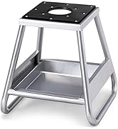 COSTWAY 450KG Steel Motorbike Lift Jack, Motorcycle Dirt Bike Panel Stand with Oil Drain Hole and...