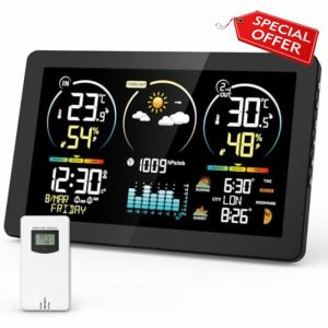 VOKSUN EM3378YC Wireless Weather Station with Outdoor Sensor