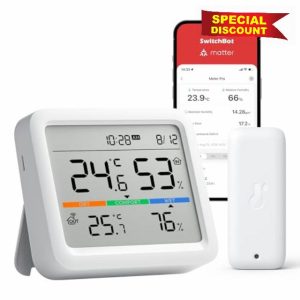 SwitchBot Weather Stations with Outdoor Sensor Wireless for Home
