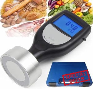 CHRISK Water Activity Meter for Food Moisture Meter Tools Adopt Humidity Sensor