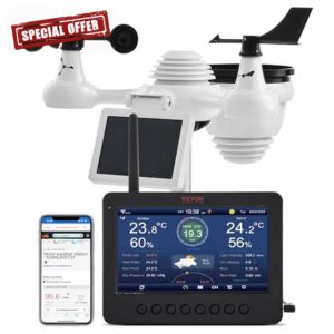 VEVOR 7-in-1 Wi-Fi Weather Station