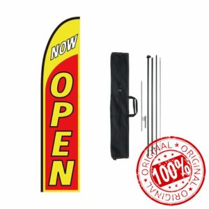 VEVOR Open Flag with Pole Kit