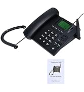 Lychee Fixed Wireless Phone,Wireless Quad Band GSM telephone - Dual SIM, Supports Multiple Langua...