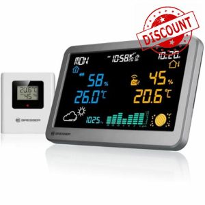 Bresser Wireless Weather Station MeteoTemp TBH with temperature and humidity display