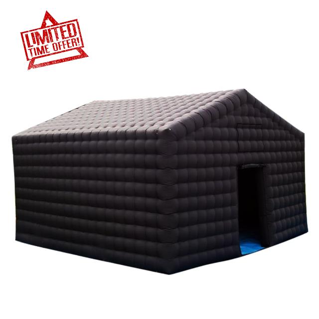 Black Inflatable Pub Bar Tent for Adults