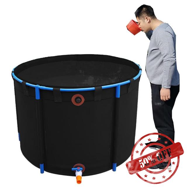 Rygcrud Pool Above Ground - Round Canvas Fish Pond