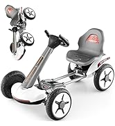 COSTWAY Kids Bumper Car, 360-Degree Rotation Spin Children’s Waltzer Cars with Joystick, Remote C...