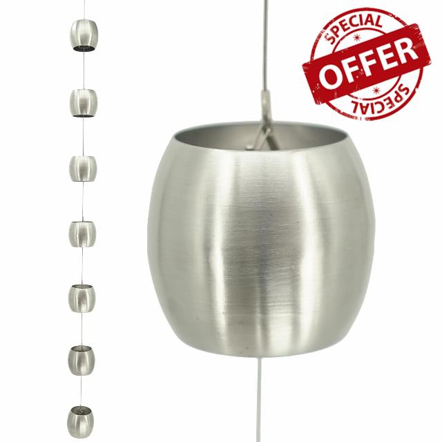 DFTDFYXYRain Chain Outdoor Rain Chains Metal Hanging Rain Chains-Stainless Steels 3.2-26.2FT Decorative Rain Chain for Gutters Rotating Rain Catcher Chain