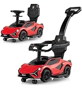 COSTWAY 12V Electric Kids Quad Bike, Battery Powered Ride on ATV with Horn, Music, Headlights, Fo...