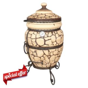 Tandoor Fireclay Oven - Ceramic Grill for Meat