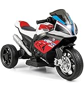 COSTWAY 6V Kids Electric Motorbike, 3 Wheels Ride on Motorcycle with Horn, Honda Licensed Battery...