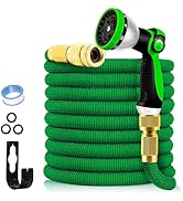 Yofidra Garden Hose 100ft, Flexible Garden Hose Pipe with 3/4