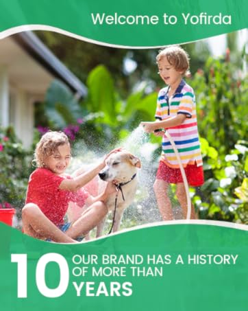 Yofidra Expandable Garden Hose 100ft, Flexible Water Hose with 3/4