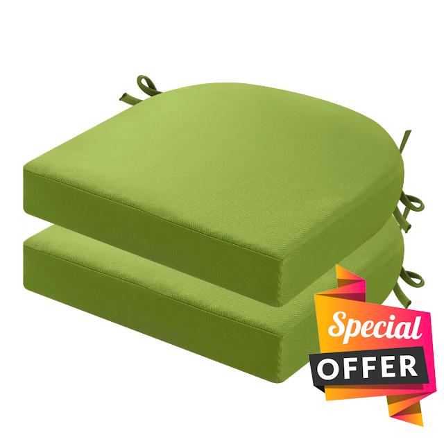 PRIMEPATIO Outdoor Garden Chair Cushions Set of 2