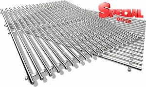 18.75" Cooking Grates for Weber Genesis II 300 & Genesis II LX 300 Series Gas Grills