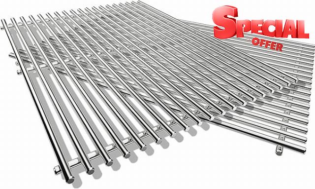 18.75" Cooking Grates for Weber Genesis II 300 & Genesis II LX 300 Series Gas Grills