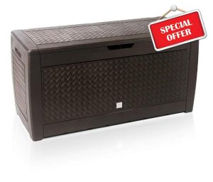 Stolmet Plastic Garden Storage Box with 310L Capacity