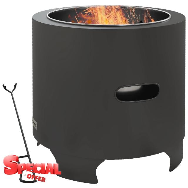 Outsunny Smokeless Fire Pit