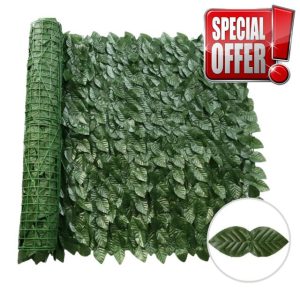 Artificial Ivy Privacy Fence Screen