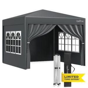 LOEFME Gazebo with Sides 3M x 3M