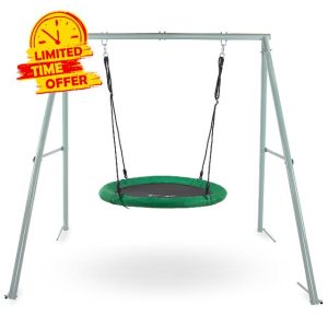 HyperMotion Garden Swing Nest with Frame – Safe Outdoor Fun and Relaxation for Kids with Durable Desig