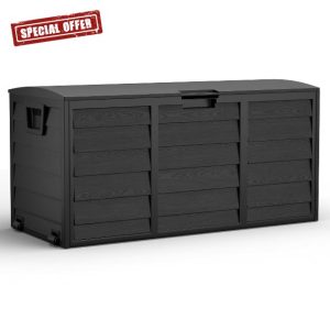 The Fellie Garden Storage Box with Lid and Wheels