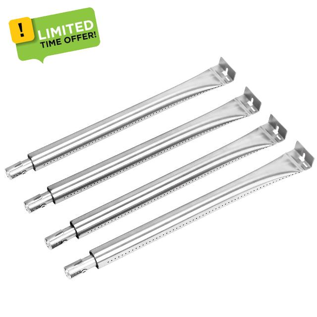 Denmay 4 Pack 17.3" Stainless Steel Burner for Broil King Imperial & Regal Gas Grill