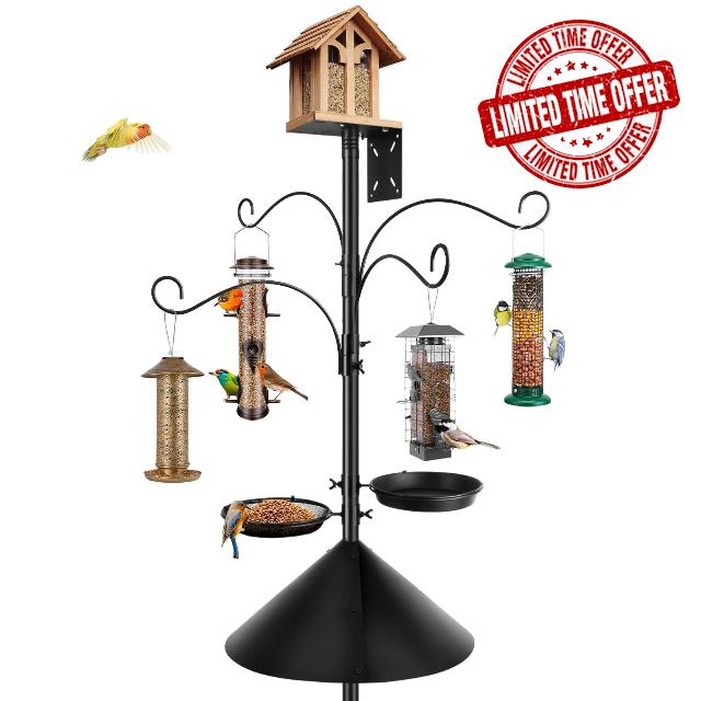 Bird Feeders Hanging Station