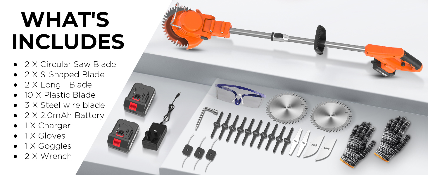 battery powered strimmer