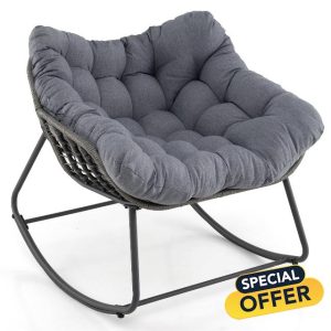 COSTWAY Outdoor Rocking Chair