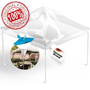 GRAFT gazebo cover 3x3m | protective cover for garden gazebo | gazebo rain protection | gazebo replacement cover | waterproof transparent | waterproof gazebo cover | weather protection garden te
